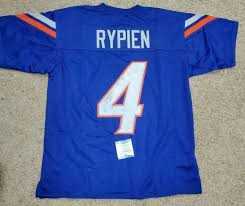 Men%27s Boise State Broncos #4 Brett Rypien Nike Royal College Football Jersey Dzhi